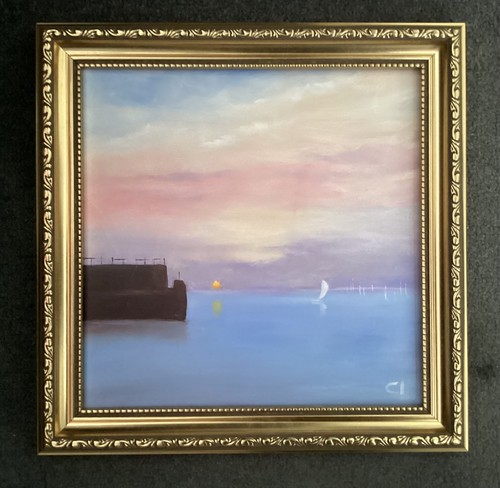 Seascape original painting - painting, 10
