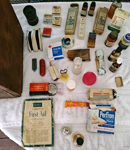 Rare lot vintage first aid - ,
