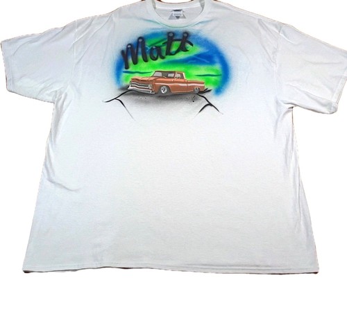 Vintage airbrush shirt - vintage,
