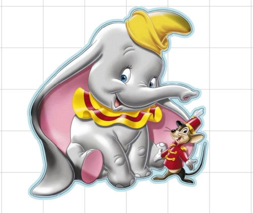 Pre cut dumbo edible cake - pre,
