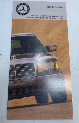 1986 mercedes benz dealer - benz,