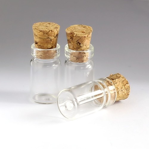 Small glass bottles - small, with