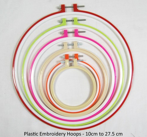Plastic embroidery rings hoops - embroidery,