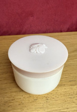 Vintage Bee Yardley England  Cream 4 floz Pot Jar Pink White Opaque early empty