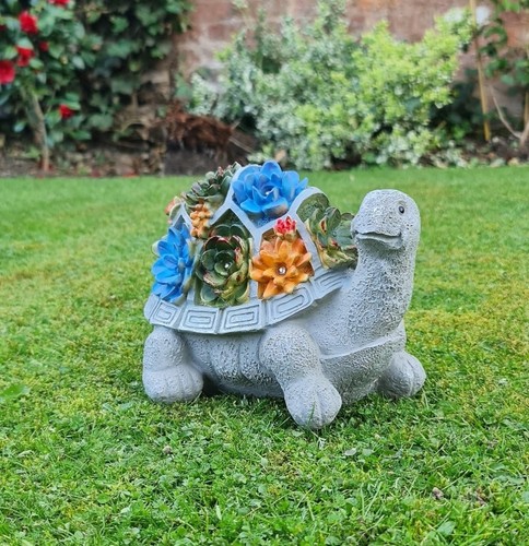Garden tortoise flower solar - garden,