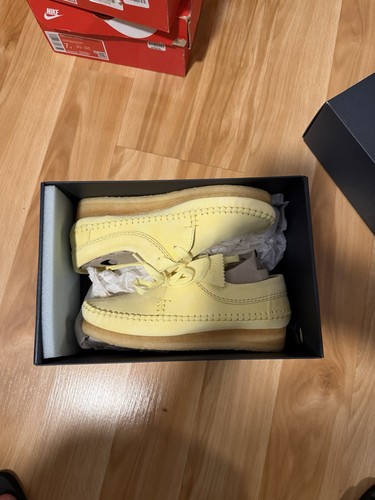 Clarks yellow weaver shoes