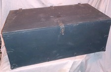 Vintage Military FOOT LOCKER w