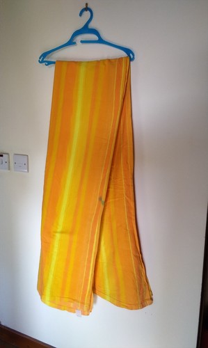 Vintage 1970s orange striped - vintage,