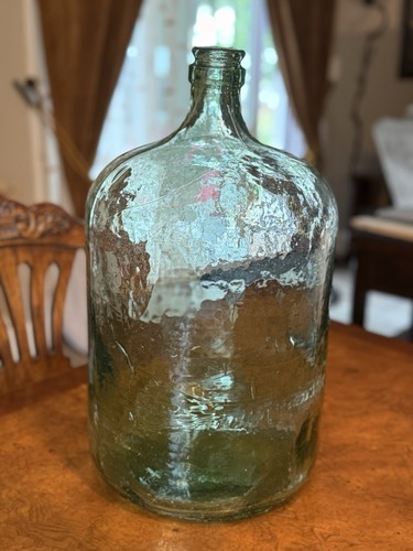 Antique glass gallon water - 5,