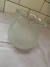 Vintage Frosted Glass Lamp