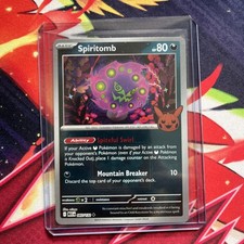 Pokémon TCG Spiritomb 087/132 Mega Evolutions Play! Halloween Stamped Prom 