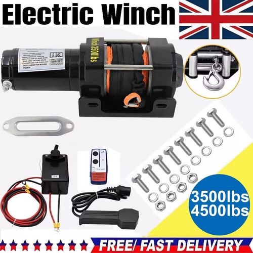 3500lb electric winch 12v - electric,