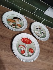 3 Vintage Toadstool ~ Mushroom