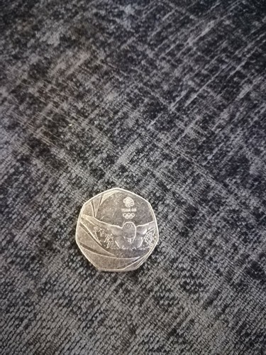 2016 team 50p piece - team, gb