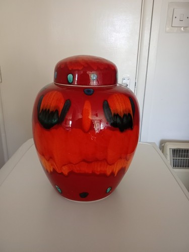 Large poole pottery - pottery, ginger