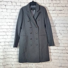 Banana Republic Women’s Military Double Breaste Petticoat Gray Size XS Wool Blnd