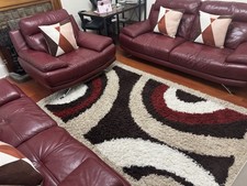 Leather Sofa Suite 3-Piece Set