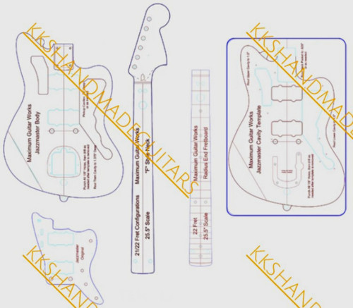 Electric guitar blueprints for - electric,