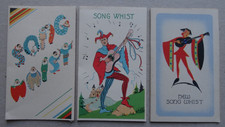 Vintage song whist score - vintage, cards