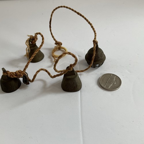 Vintage bells india - bells, etched