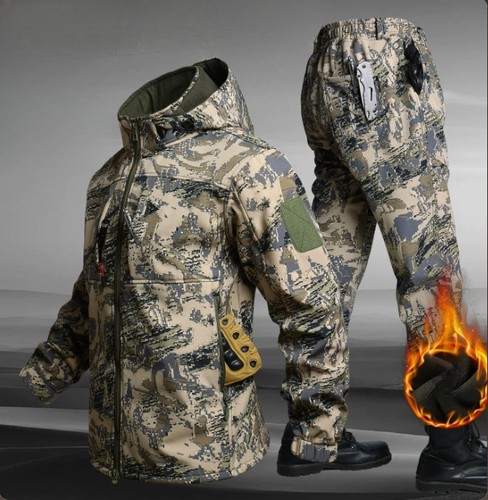 Men camouflage fleece - men's,