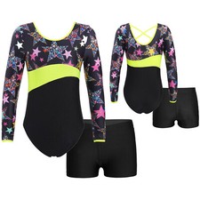 Girls Long Sleeve Gymnastics