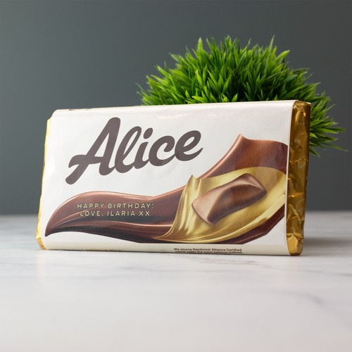 Personalised chocolate bar - personalised,