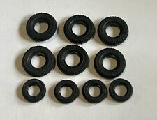 DINKY Cpt SCARLET SPV #104 - FULL SET OF 10 ORIGINAL TYRES - 6 Large/4 Small