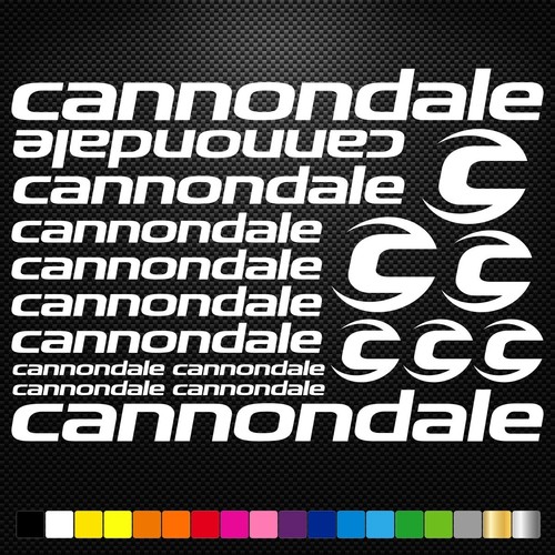 Cannondale vinyl decals - 18,