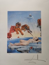 Salvador Dali Signed -Dream