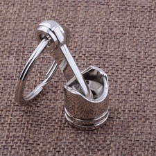 1x Metal Engine Piston Key Holder Car Keyring Keychain Pendant Accessories Gifts