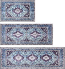 MELAJIA Kitchen Rugs Sets of 3