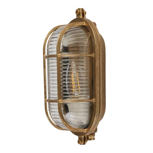 Solid brass outdoor bulkhead - solid,