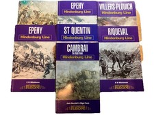 7x Battleground Europe Hindenburg Line WW1 military books