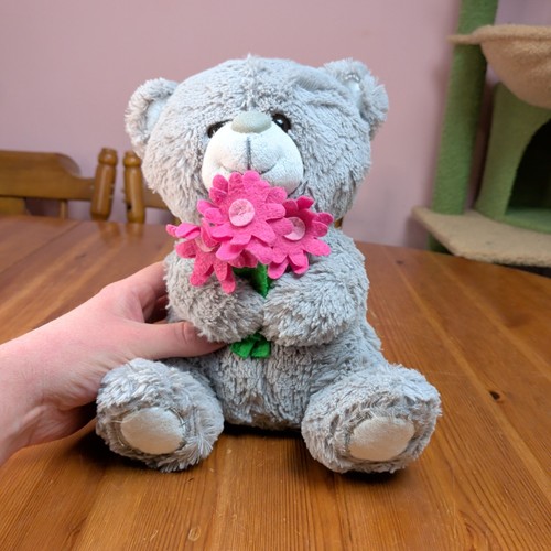 Perkins group grey teddy bear - perkins,