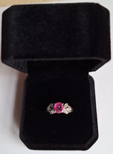 Art Deco Platinum Ruby And