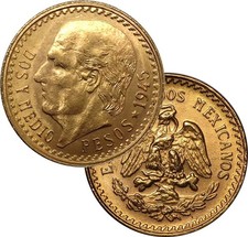 1945 Mexico 2 1/2 2.5 Pesos