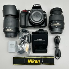 Nikon D3300 Double Zoom Kit 18-55mm & 55-200mm | Boxed | 4624 Shots | Excellent