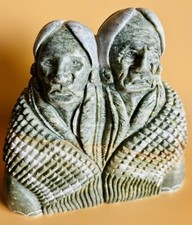 Native American, Iroquois, Stone Carving By Lori Laforme 