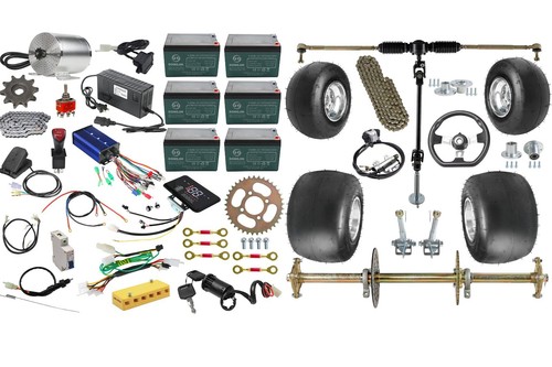 810mm rear axle complete - axle, kit