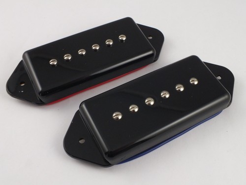Black p90 dog - black, pickups