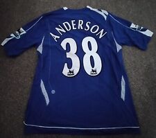 Old Everton Match Worn/Issued Prem Shirt 38 Anderson