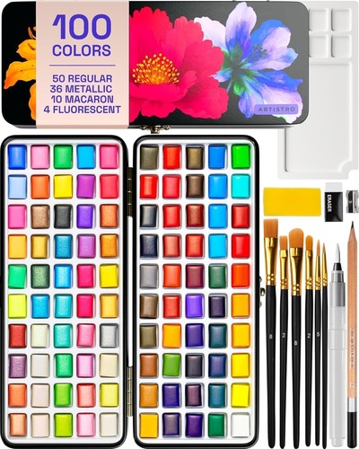 Artistro 100 watercolour paint - 100,