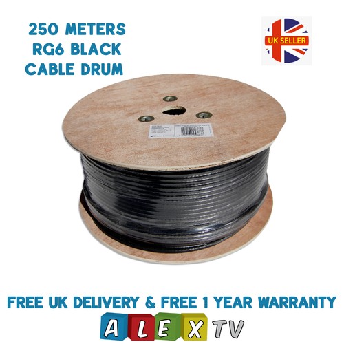 250m rg6 satellite aerial - 250m,