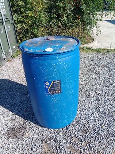 Empty 205ltrs plastic drum - empty,