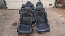 Land Rover Discovery 2 TD5 & V8 Black Manual Leather 7 Seat Set .