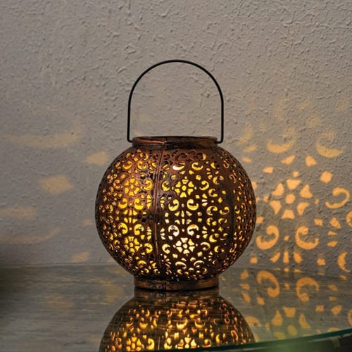 Moroccan solar lantern - moroccan,