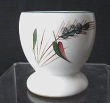 Denby Pottery Greenwheat Pattern Eggcup made in Stoneware