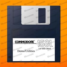 Commodore 64/128 1581 Disk Drive Test Utilities & Demo 3.5" Floppy Disk