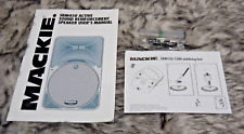 Mackie SRM450 Speakers - Speaker User Manual + stabilizing feet pack UK SELLER